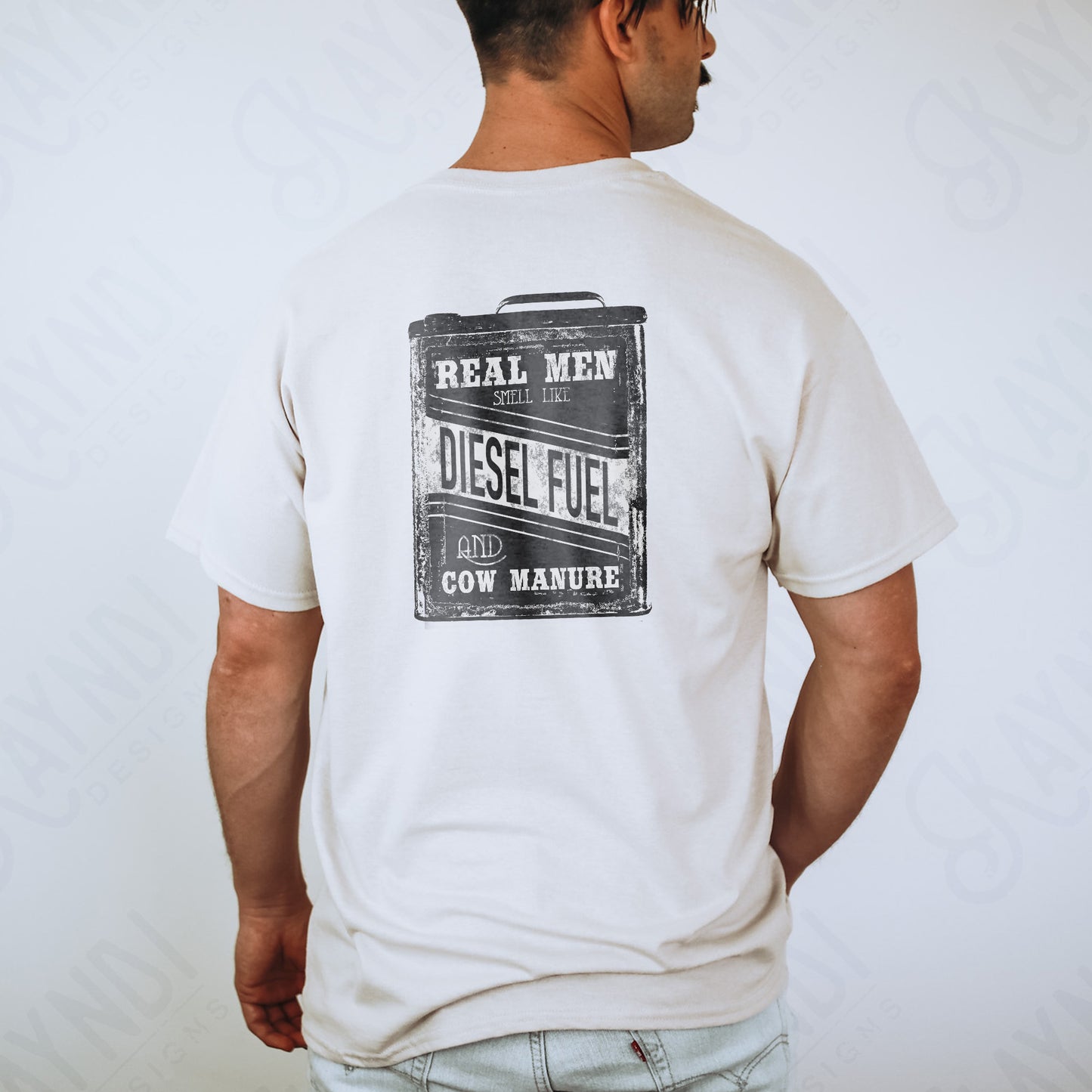 Real Men Smell Like Diesel Fuel and Cow Manure Sublimation Design PNG Digital Download Printable DTF Print Working Men