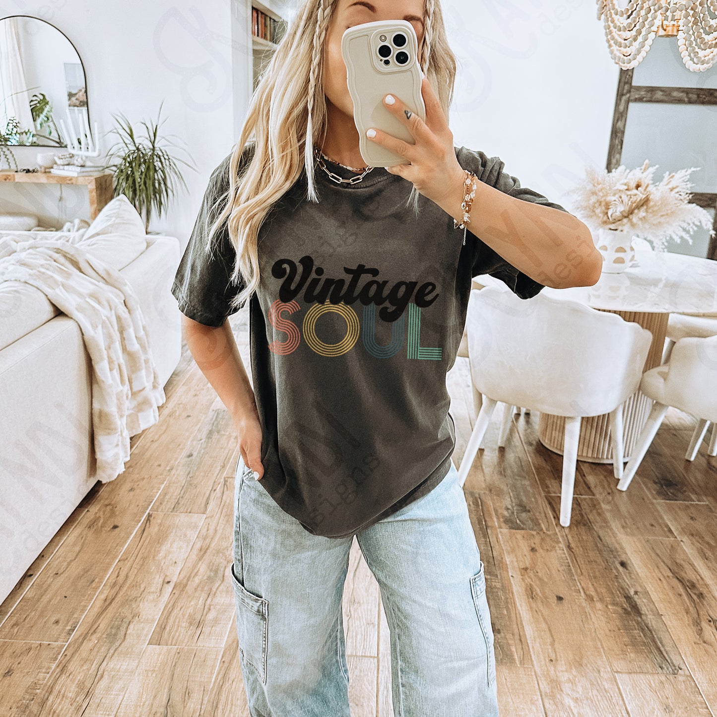 Vintage Soul Retro Sublimation Design PNG Digital Download Printable