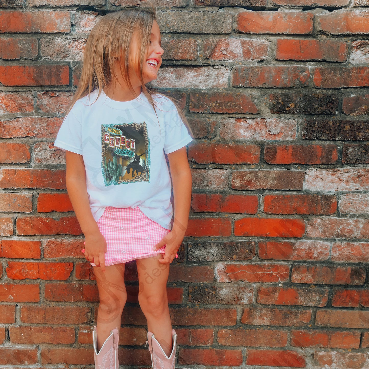 Rodeo Cowboy Arena Marquee Sublimation Design PNG Digital Download Western Southern Country Bucking Horse Cowgirl Leopard Cactus Printable