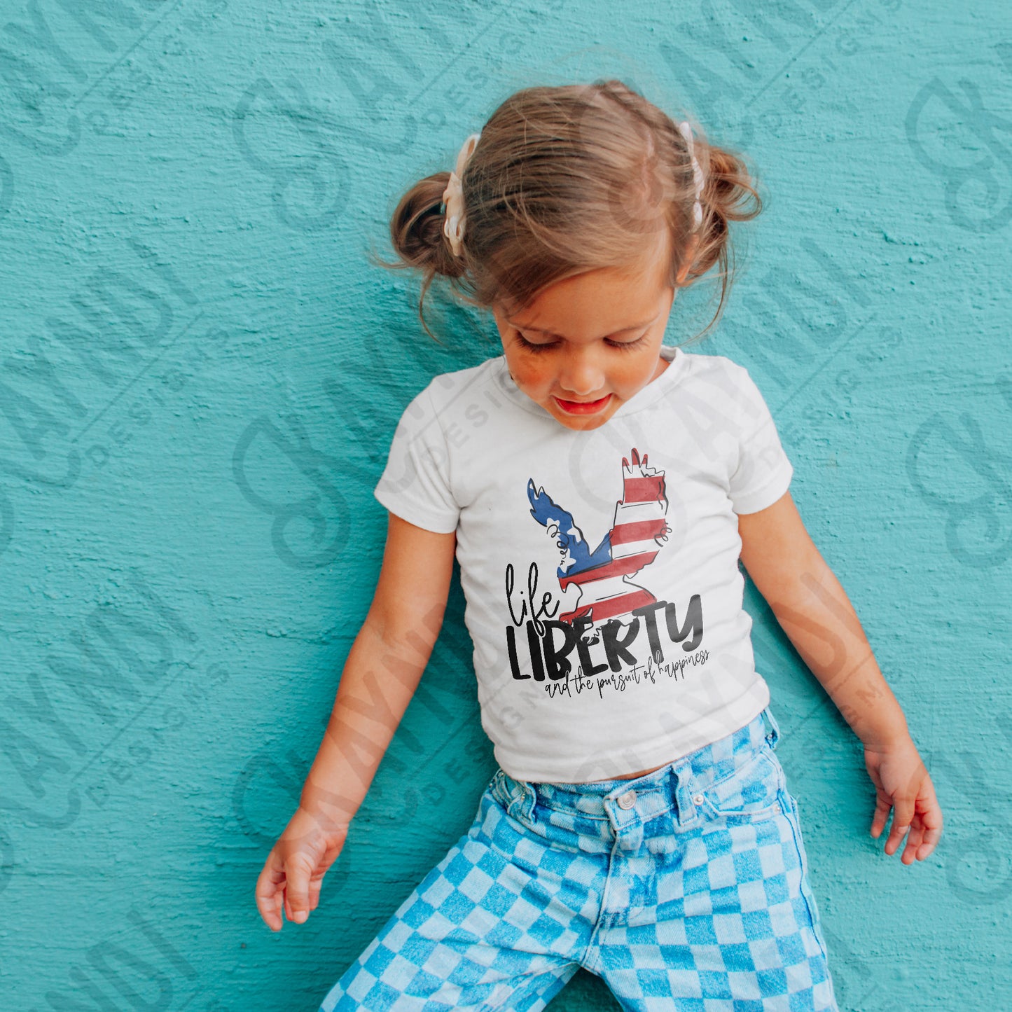 Life Liberty and the Pursuit of Happiness Eagle Sublimation Design PNG Digital Download Printable USA 4th of July Independence Day Patriotic