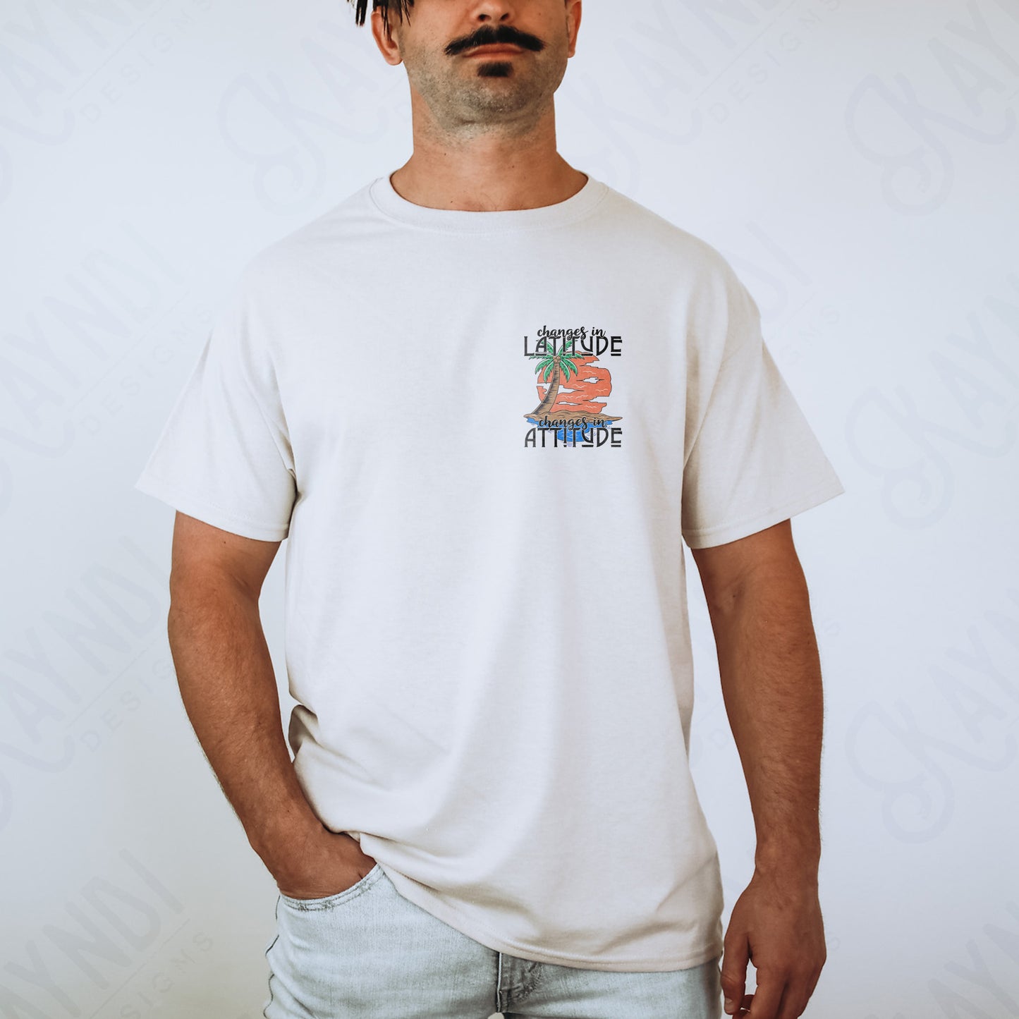 Changes in Latitude Changes in Attitude Design PNG Digital Download Printable Red Rose Cactus (Copy)
