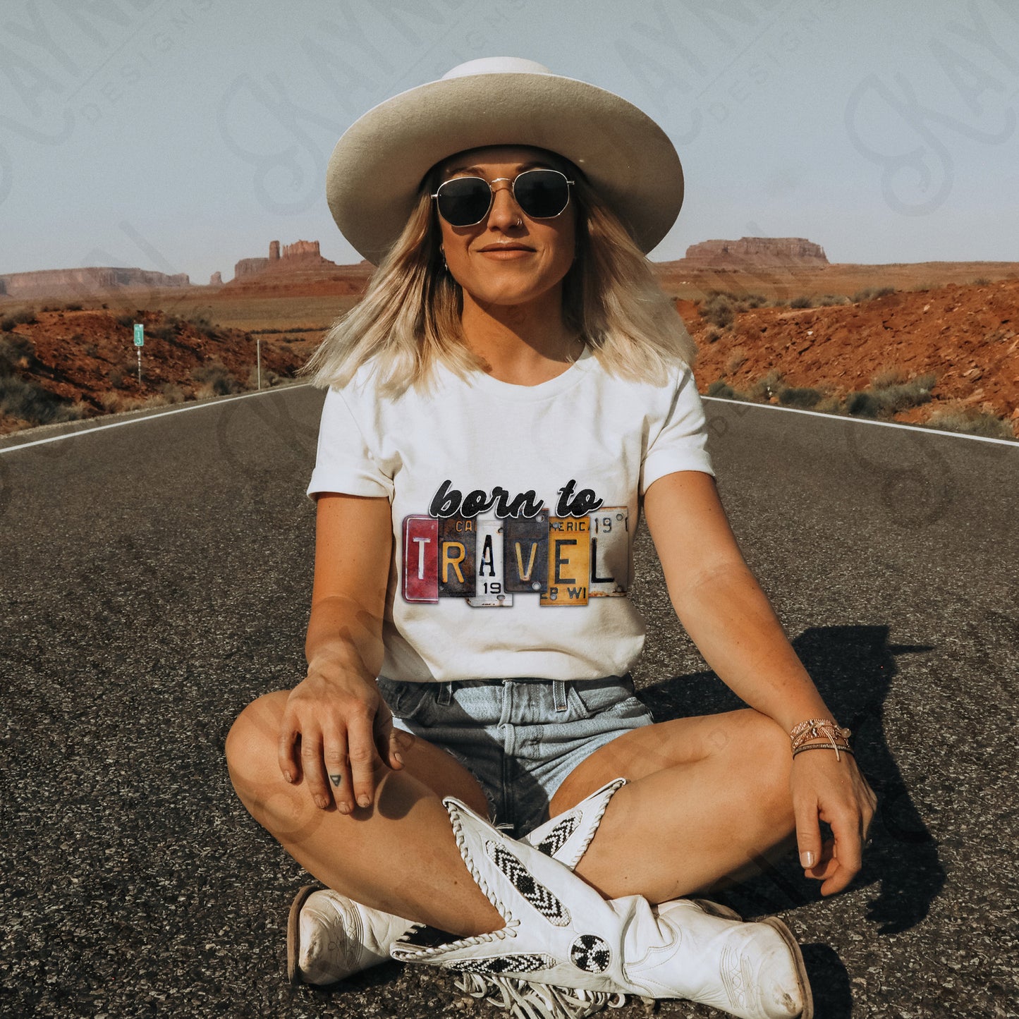 Born to Travel Sublimation Design PNG Digital Download Printable License Plate Travel