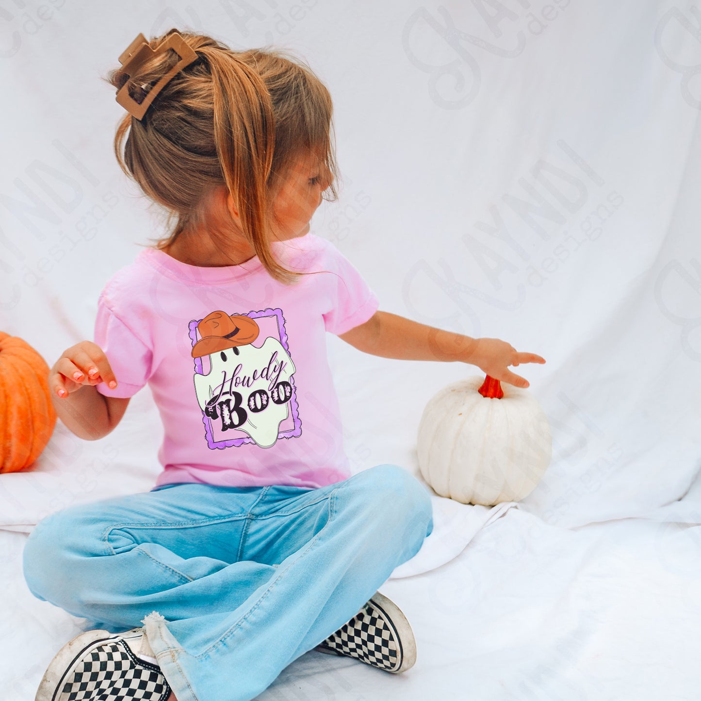 Howdy Boo Sublimation Design PNG Digital Download Printable Halloween Ghost Cute Western