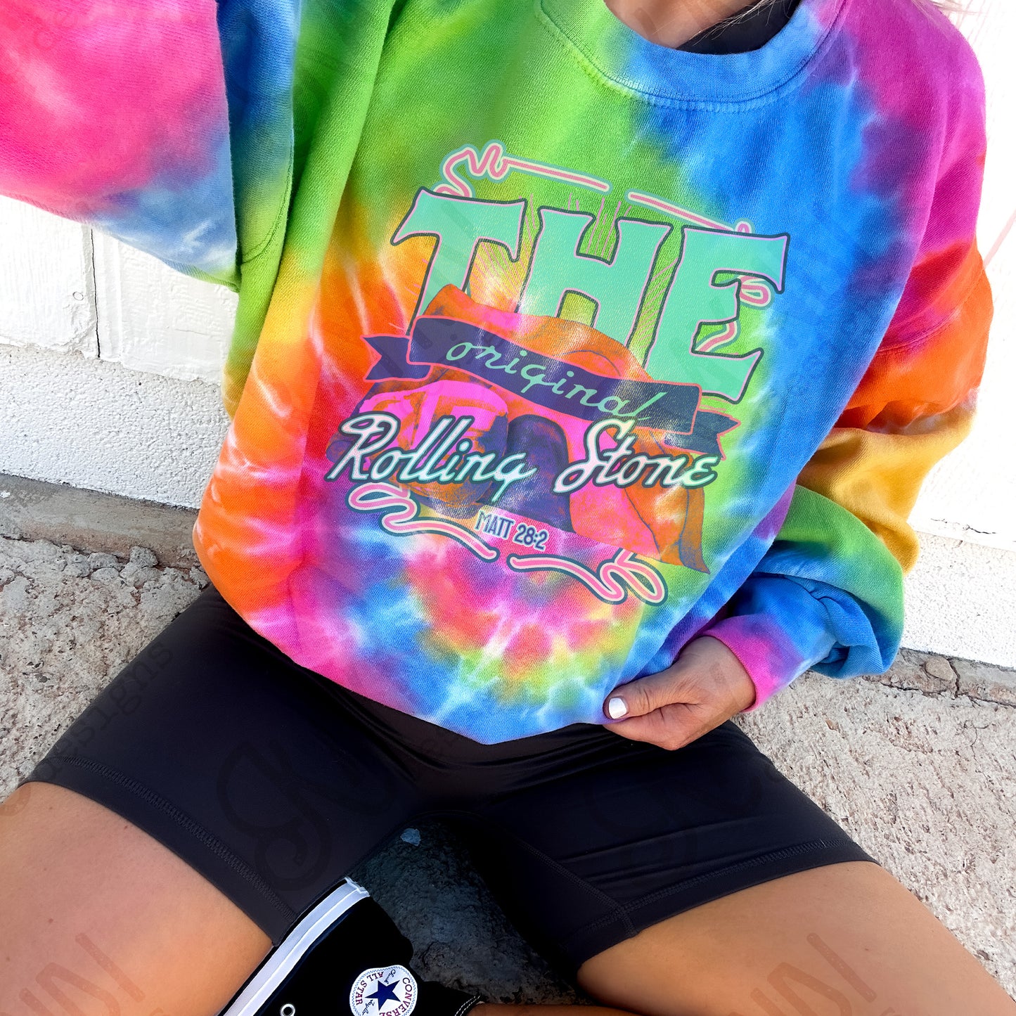 The Original Rolling Stone Sublimation Design PNG Digital Download Printable Faith Jesus Bible Verse