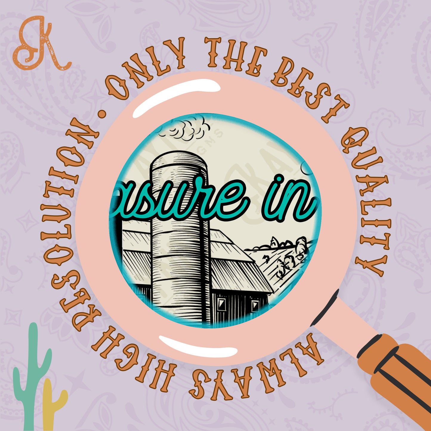 Around Here We Measure in Acres Orange Sublimation Design PNG Digital Download Printable Farm Tractor Cheetah