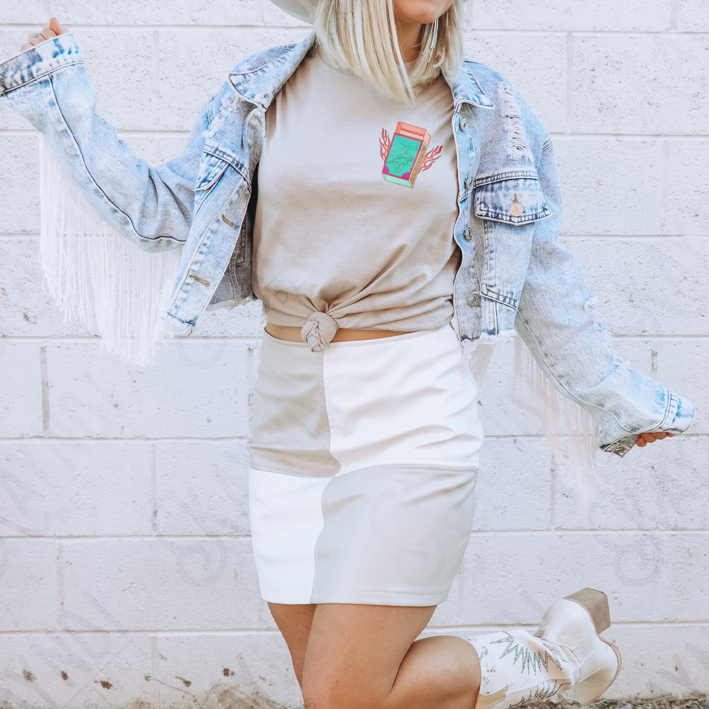 Cowboy Light My Fire Pocket Sublimation Design PNG Digital Download Printable Western