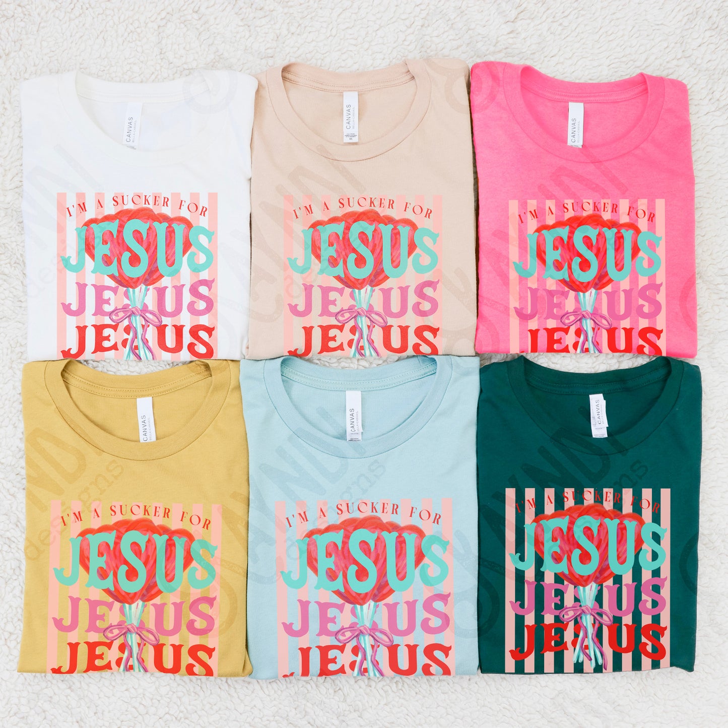 I'm a Sucker for Jesus 1 Sublimation Design PNG Digital Download Printable Cute Faith