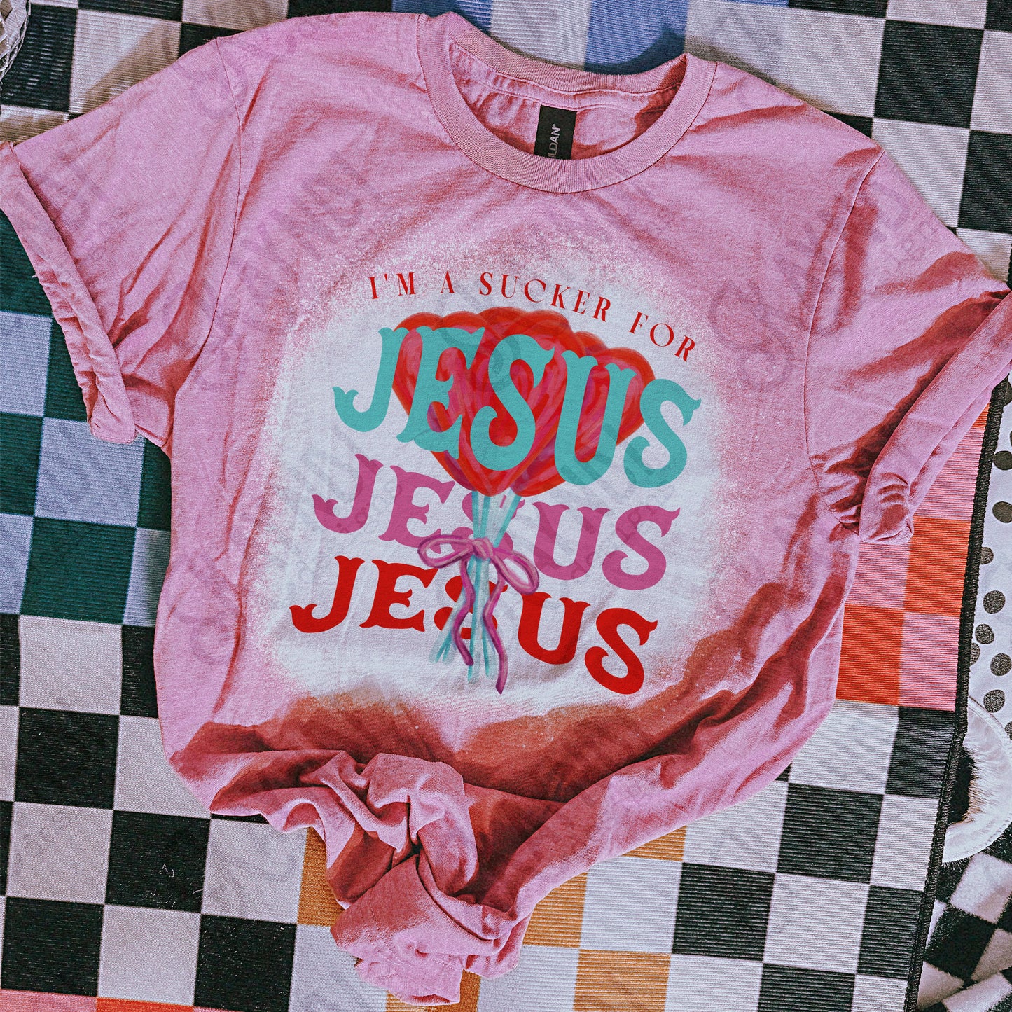 I'm a Sucker for Jesus 2 Sublimation Design PNG Digital Download Printable Cute Faith