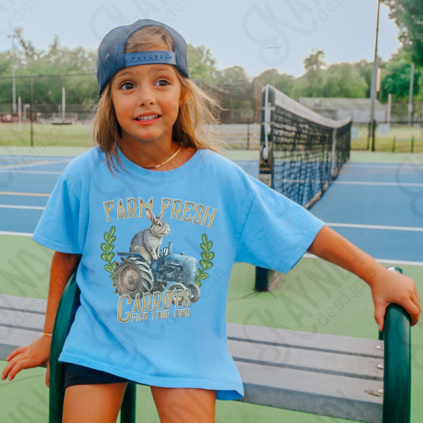 Farm Fresh Carrots Sublimation Design PNG Digital Download Printable Easter Tractor Boys