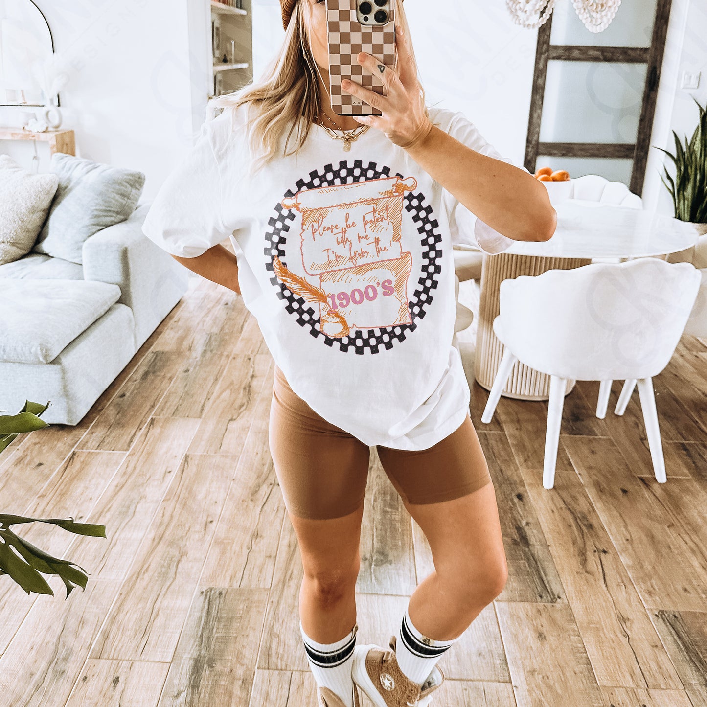 I'm From the 1900s Color Sublimation Design PNG Digital Download Printable Funny Checkered Sarcastic