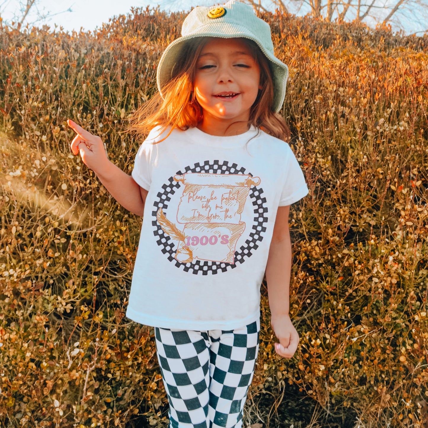 I'm From the 1900s Color Sublimation Design PNG Digital Download Printable Funny Checkered Sarcastic