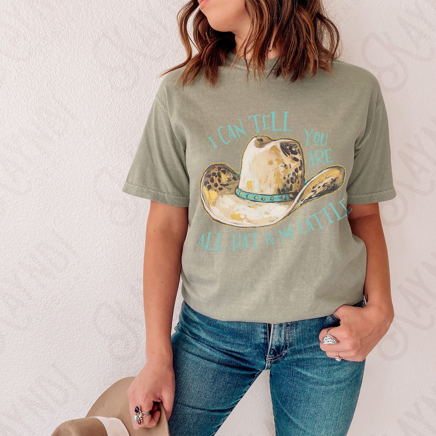 All Hat No Cattle Sublimation Design PNG Digital Download Printable Country Cows Farm Ranch