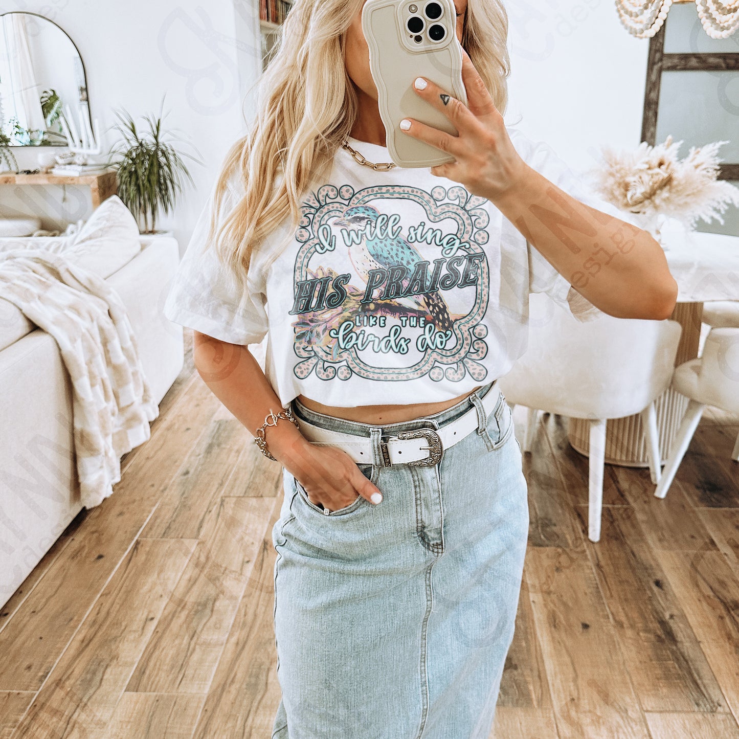 Sing His Praise Sublimation Design PNG Digital Download Printable Distressed Christian