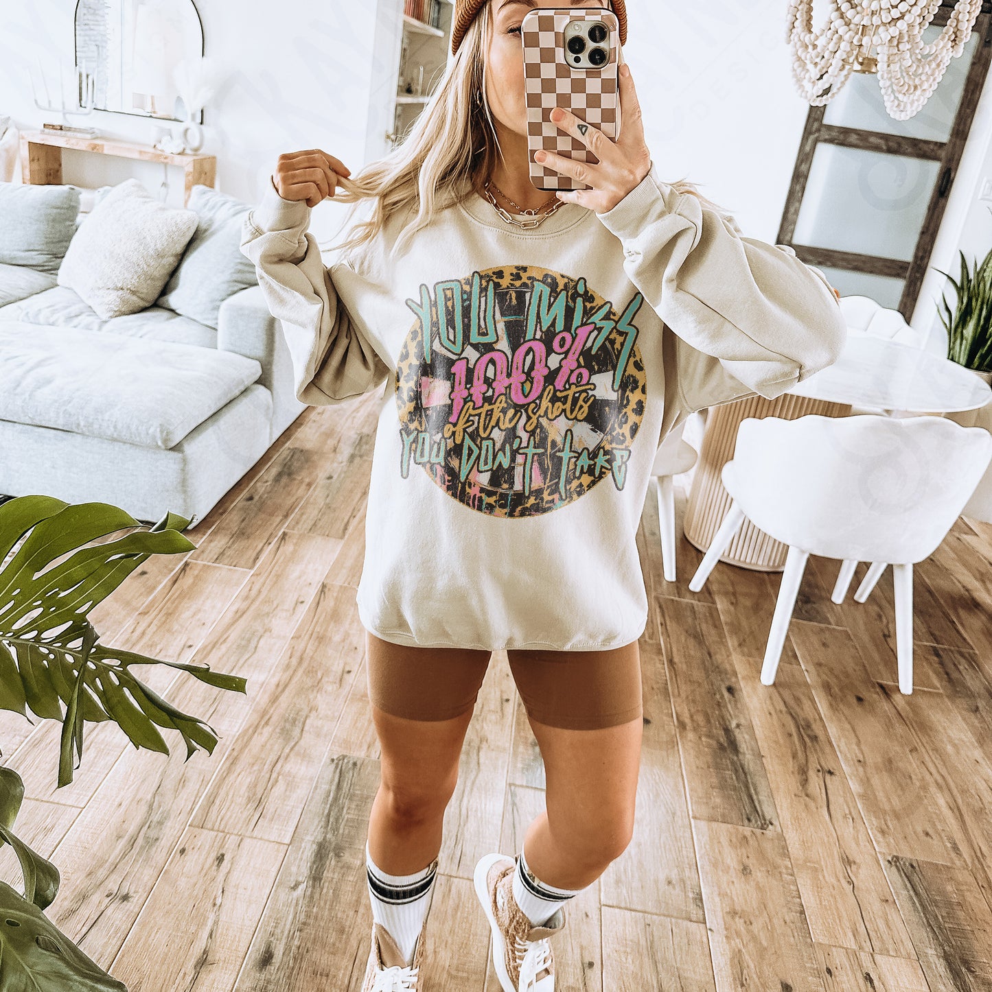 The Shots You Don't Take Sublimation Design PNG Digital Download Printable Cheetah Archery