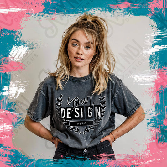 AI Assisted Acid Wash 3 High Quality JPG File Mock-up