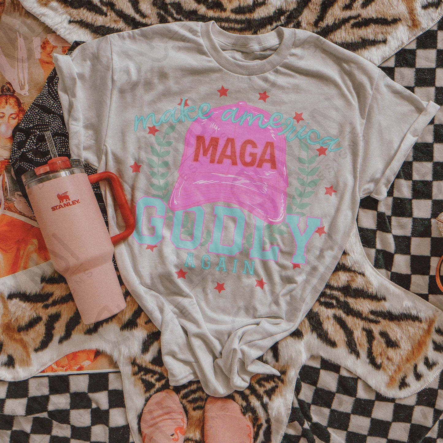 Make America Godly Again Design PNG Digital Download Printable MAGA Hat Christian