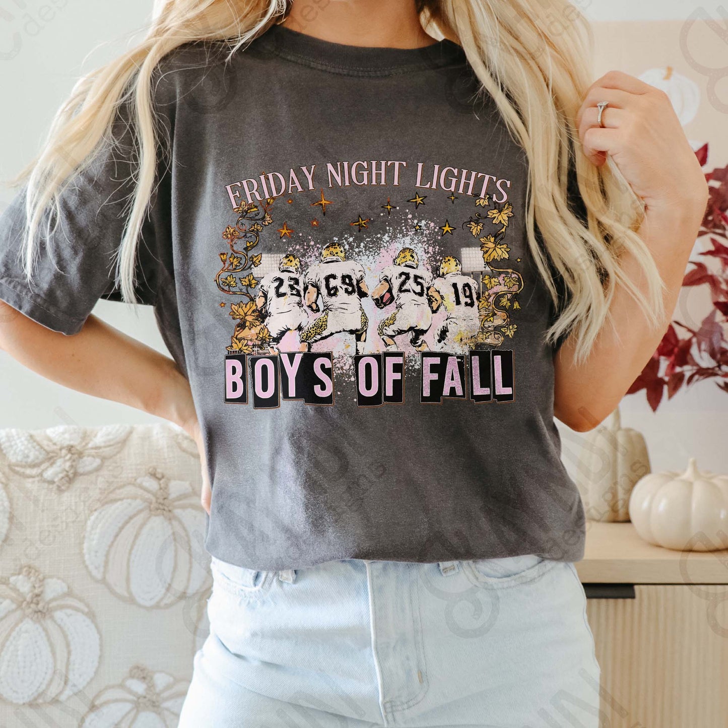 Friday Night Lights Black Sublimation Design PNG Digital Download Printable Football Sports Vintage