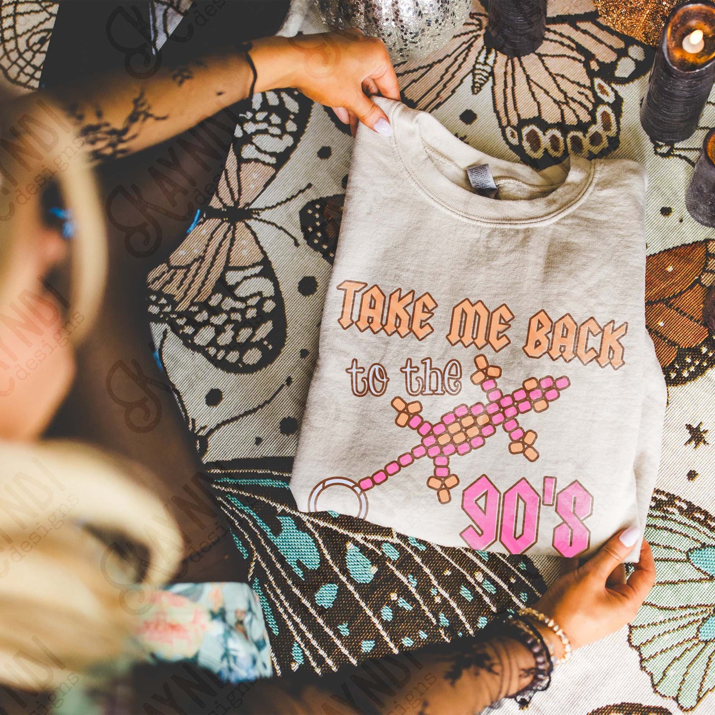 Take Me Back to the 90s 3 Sublimation Design PNG Digital Download Printable Retro Vintage Pick Orange Lizard