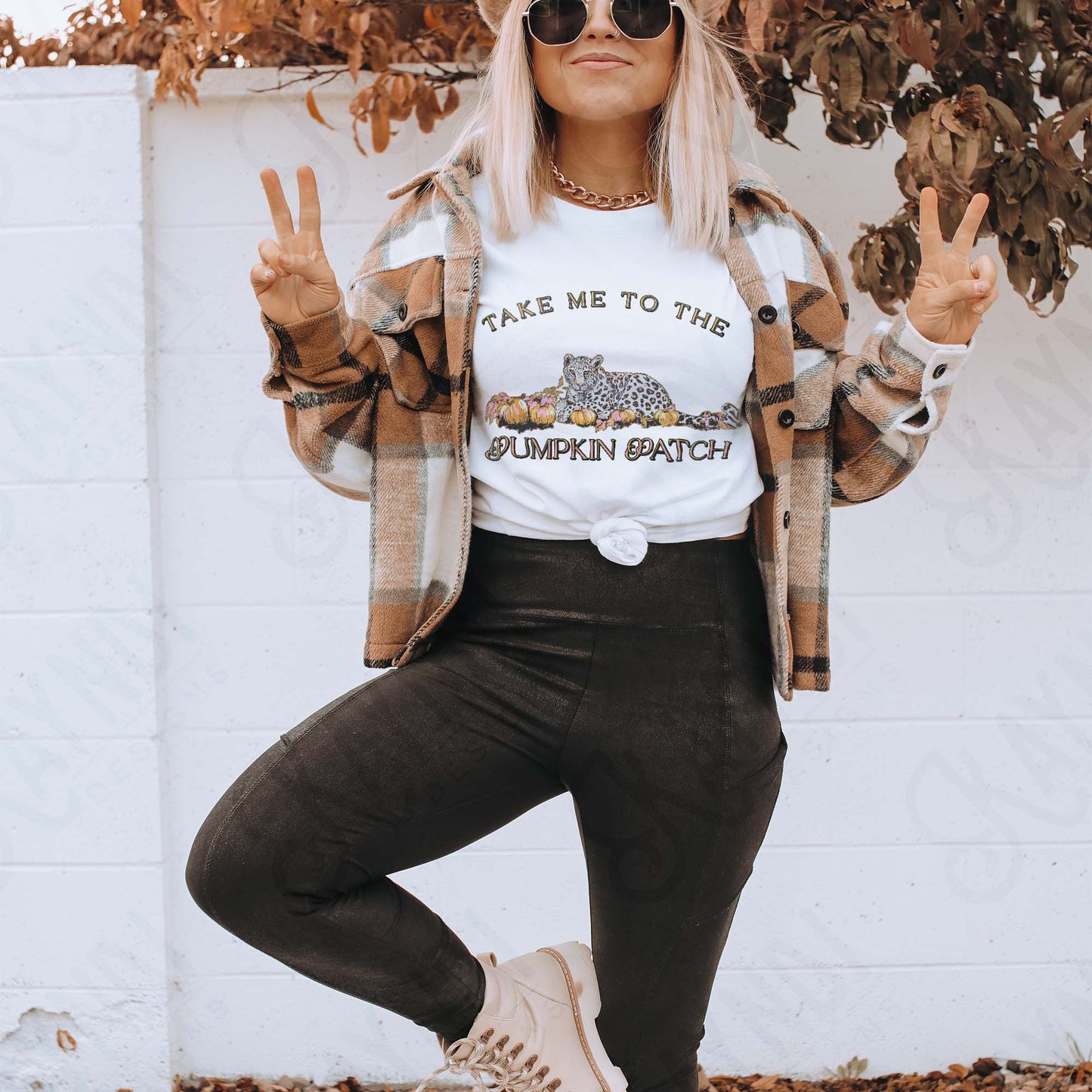 Take Me to the Pumpkin Patch Sublimation Design PNG Digital Download Cheetah Pumpkins Fall Halloween