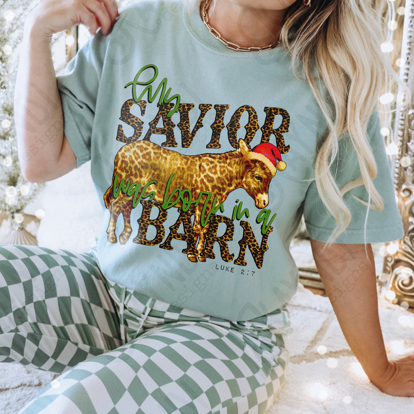 Born in a Barn Dark Sublimation Design PNG Digital Download Printable Christmas Farm Wild Western