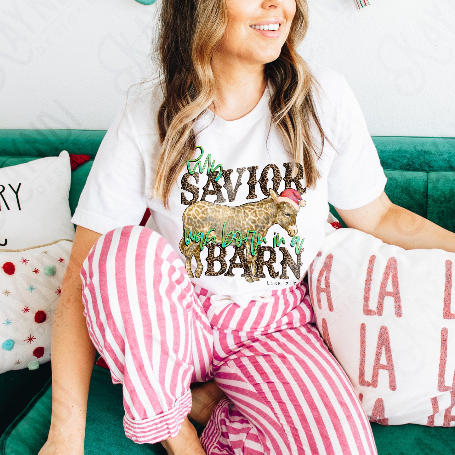 Born in a Barn Light Sublimation Design PNG Digital Download Printable Christmas Farm Wild Western