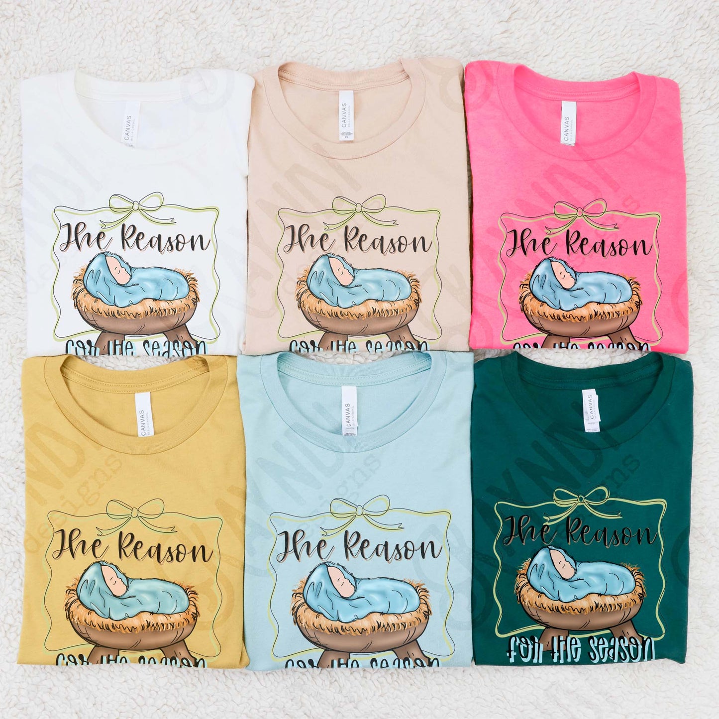 The Reason for the Season Sublimation Design PNG Digital Download Christmas Baby Jesus Nativity