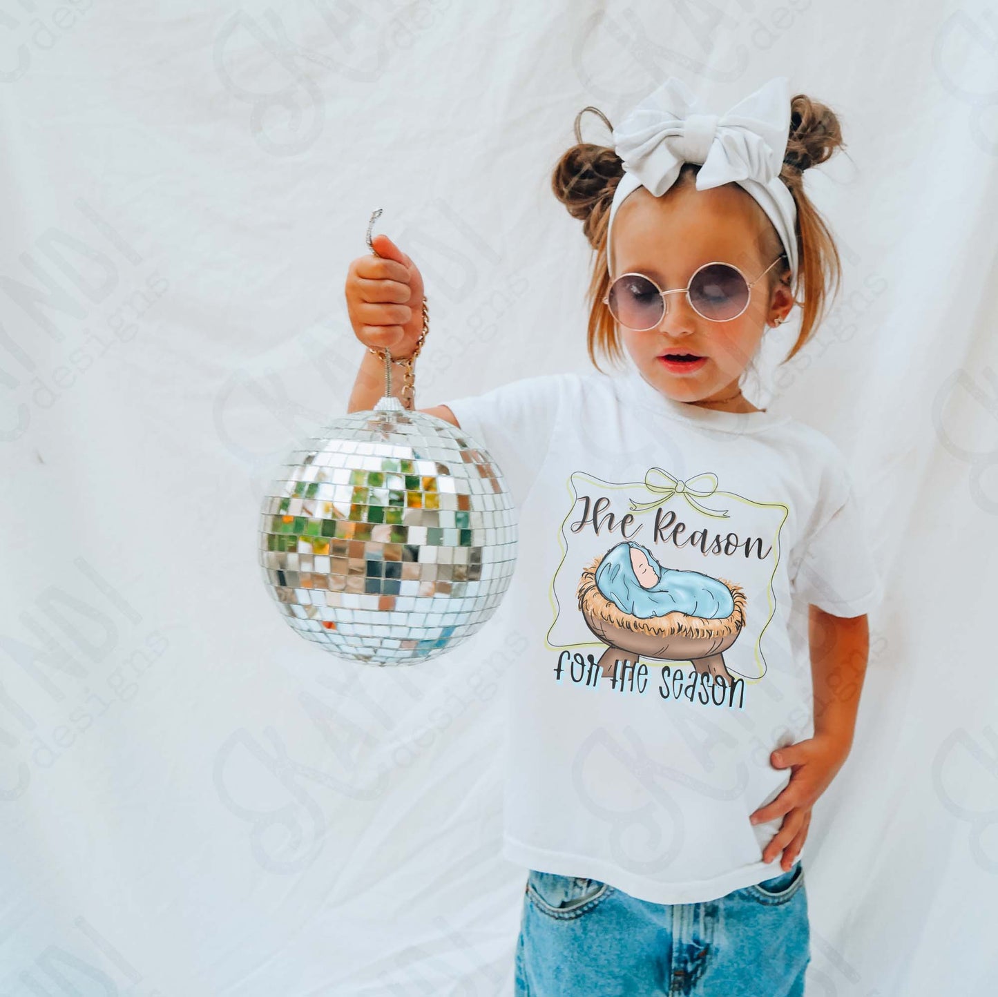 The Reason for the Season Sublimation Design PNG Digital Download Christmas Baby Jesus Nativity