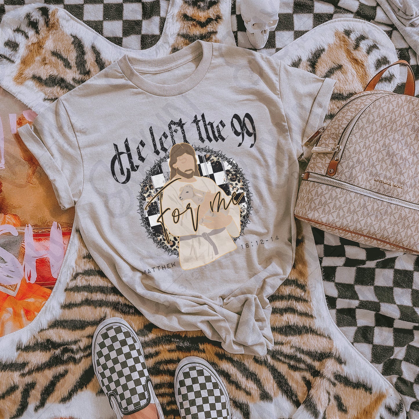 He Left the 99 Sublimation Design PNG Digital Download Printable Matthew Christian