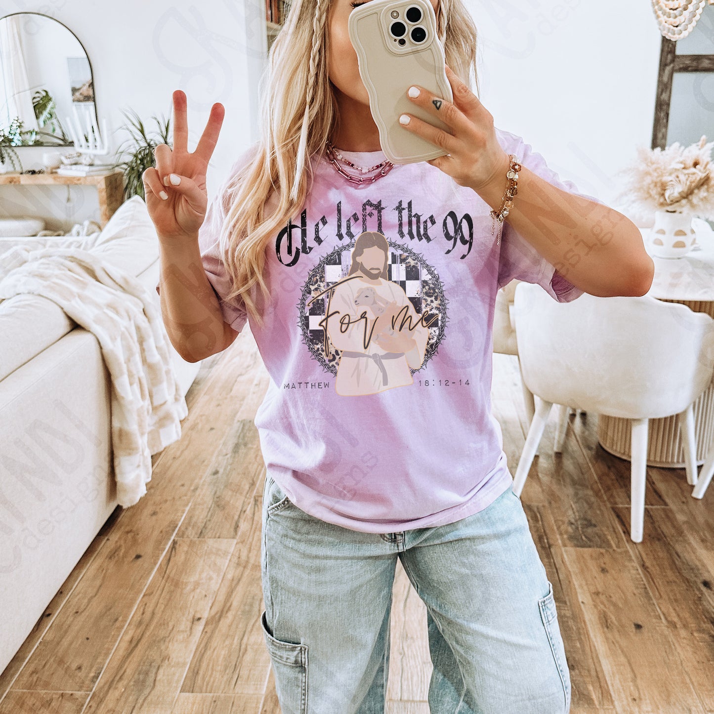 He Left the 99 Sublimation Design PNG Digital Download Printable Matthew Christian