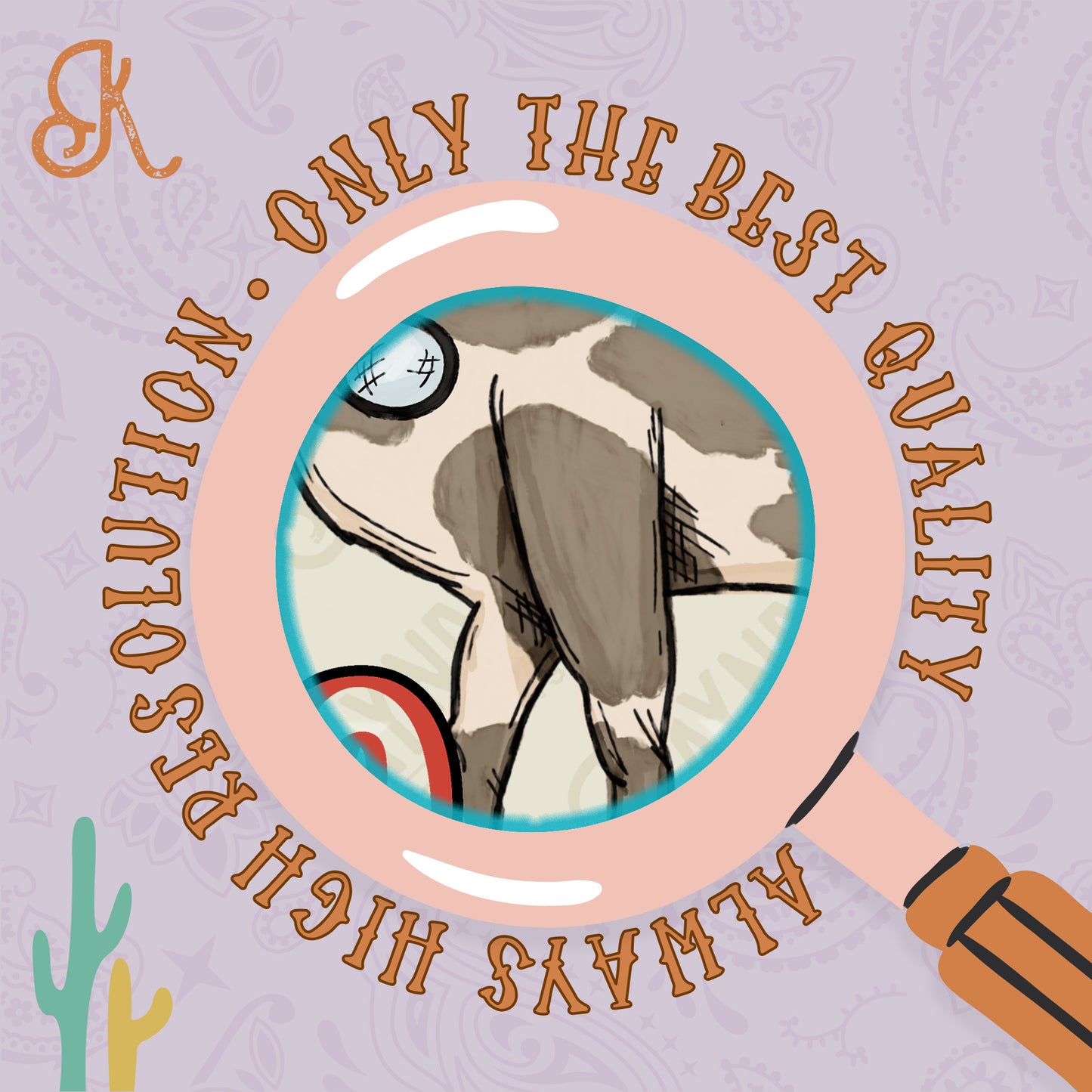 Moo Year Tan Sublimation Design PNG Digital Download Printable Christmas Western Fun New Years