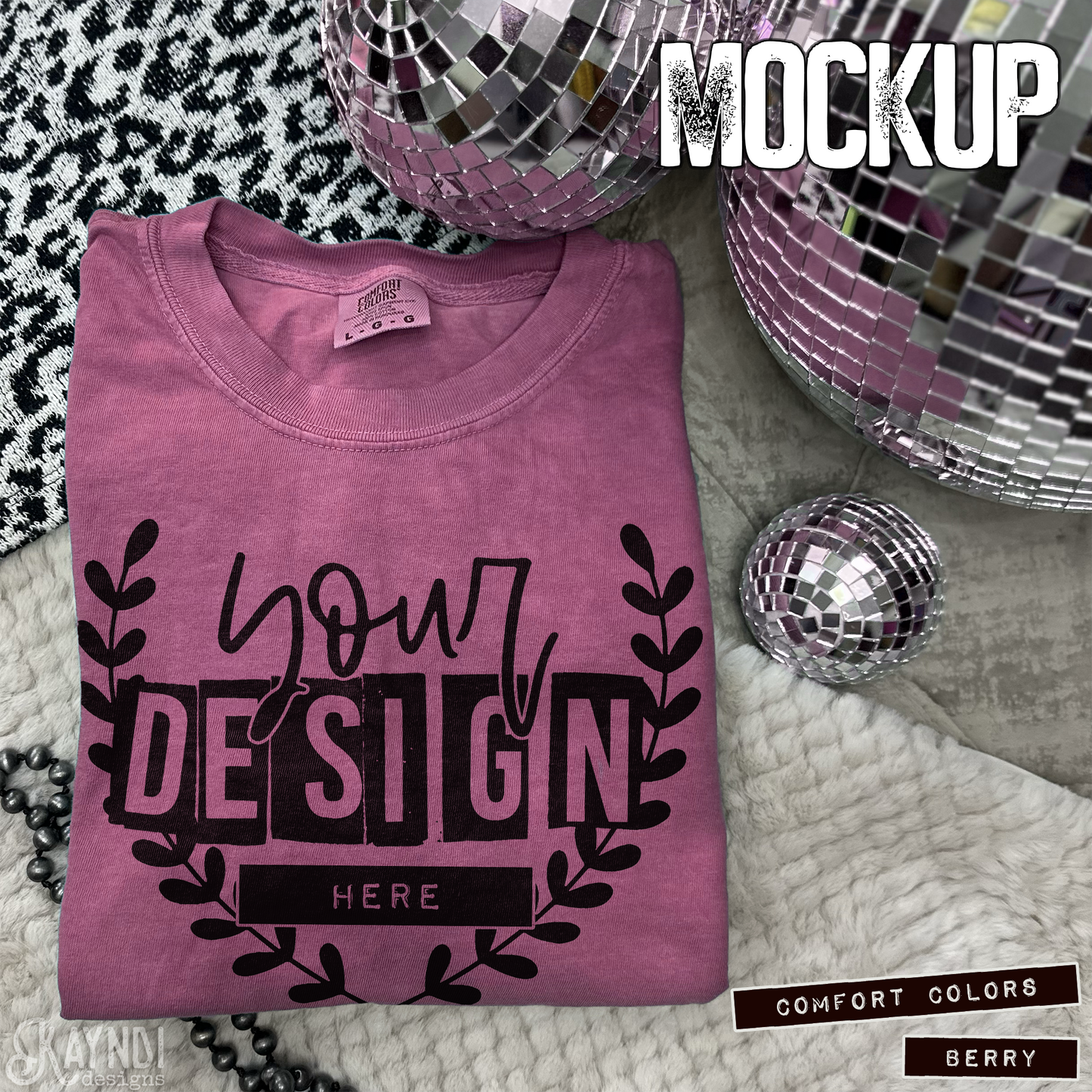 Comfort Colors Berry High Quality JPG File Mock-up