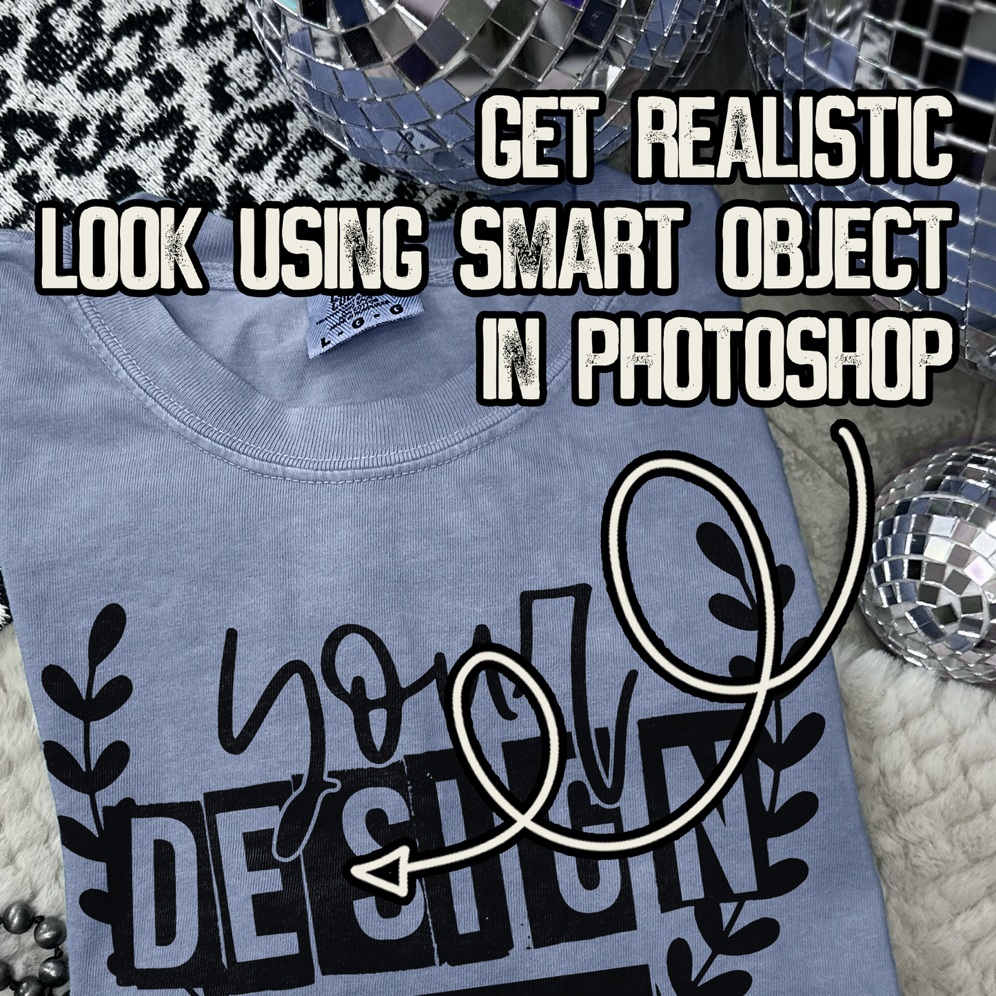 Comfort Colors Blue Jean High Quality PSD File with Smart Object Mock-up