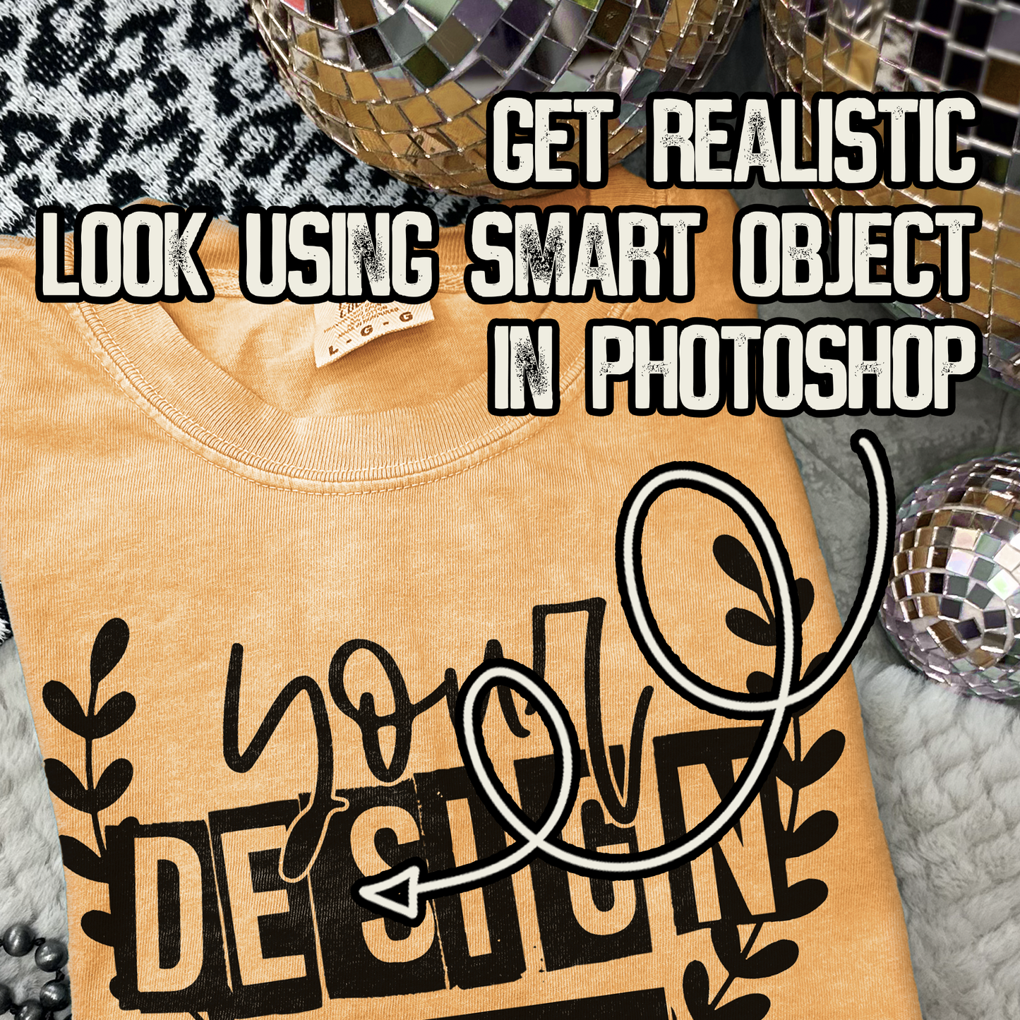 Comfort Colors Bright Orange High Quality PSD File with Smart Object Mock-up