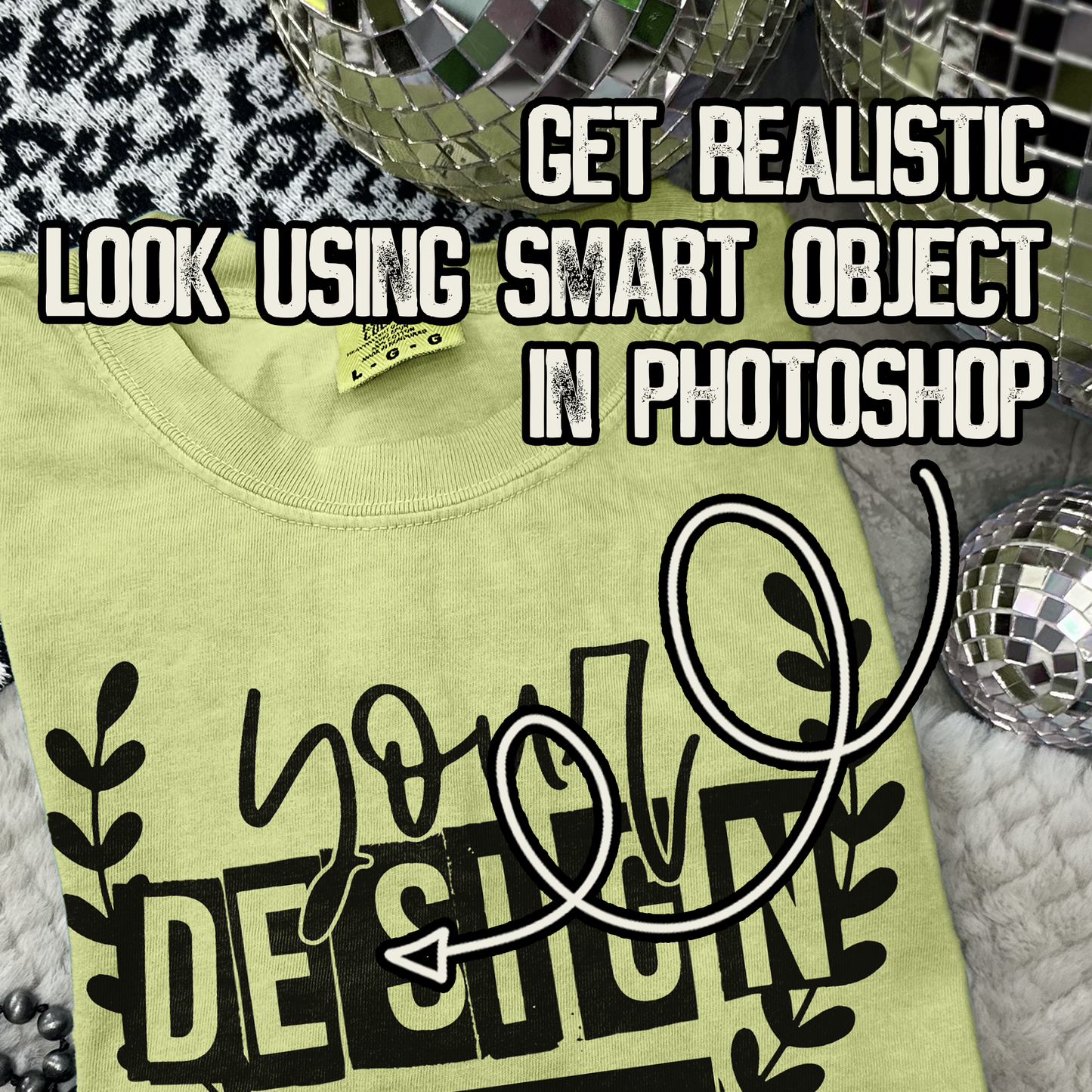 Comfort Colors Celedon High Quality PSD File with Smart Object Mock-up