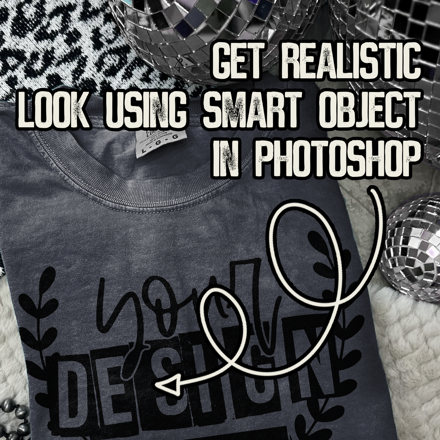 Comfort Colors Graphite High Quality PSD File with Smart Object Mock-up