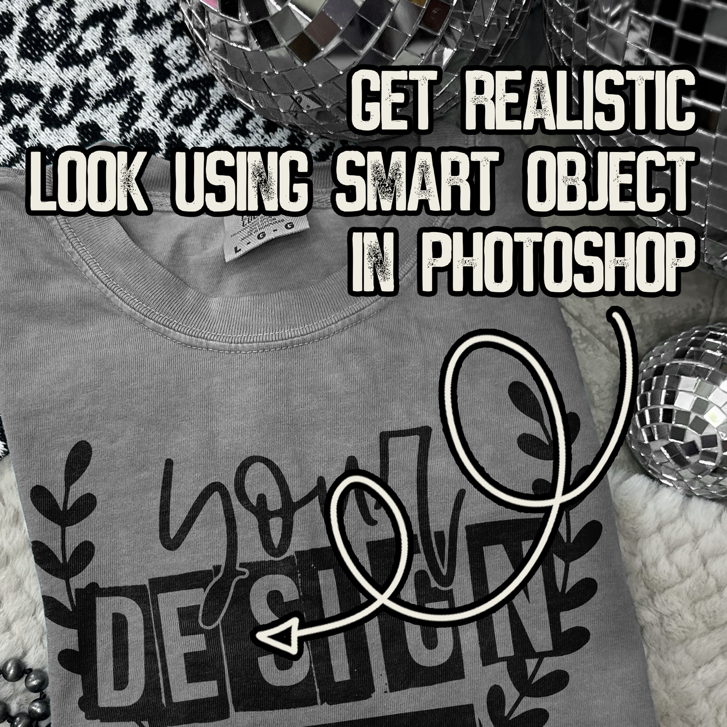 Comfort Colors Gray High Quality PSD File with Smart Object Mock-up