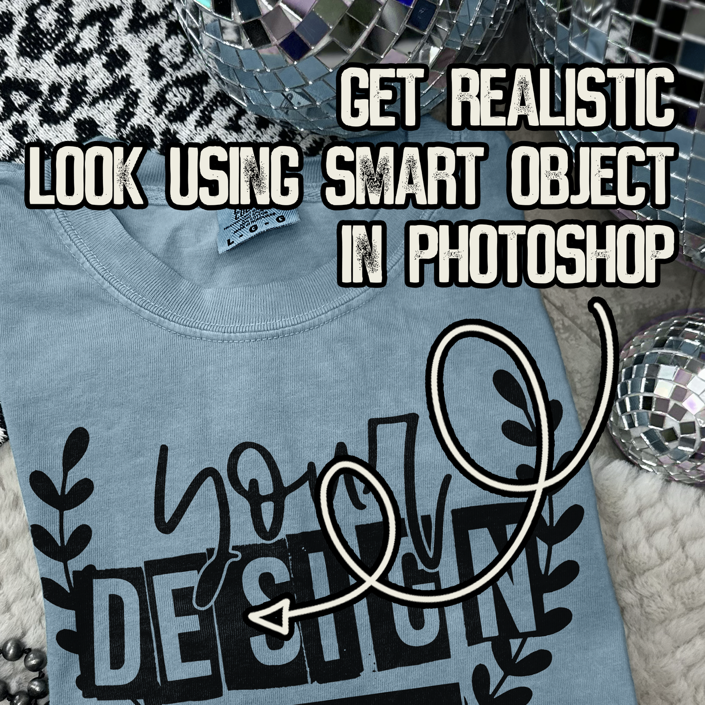 Comfort Colors Ice Blue High Quality PSD File with Smart Object Mock-up