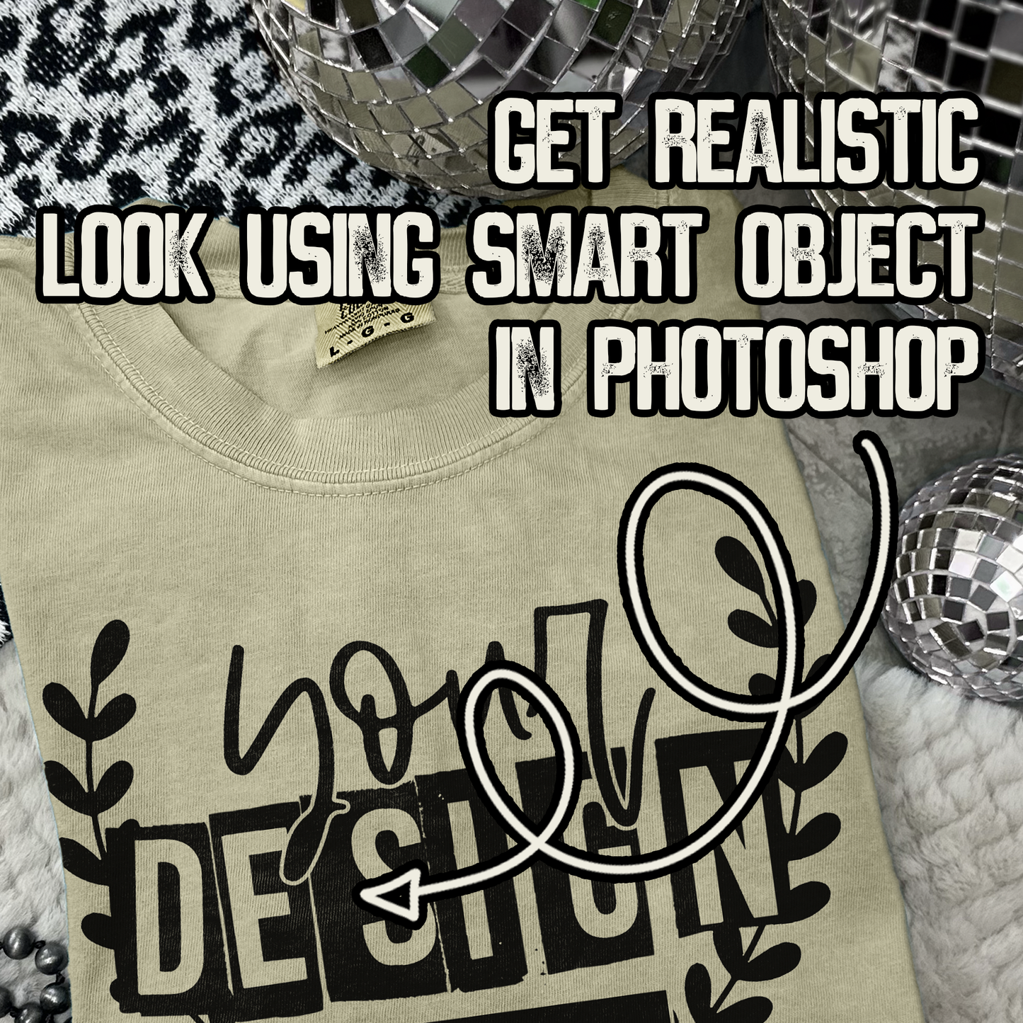 Comfort Colors Khaki High Quality PSD File with Smart Object Mock-up