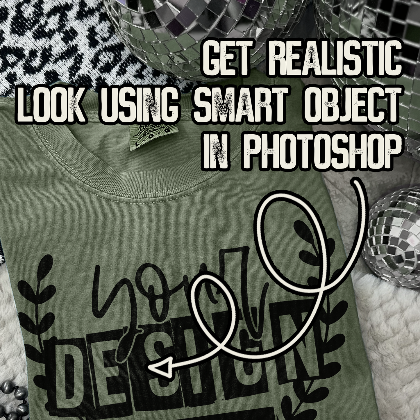 Comfort Colors Moss High Quality PSD File with Smart Object Mock-up