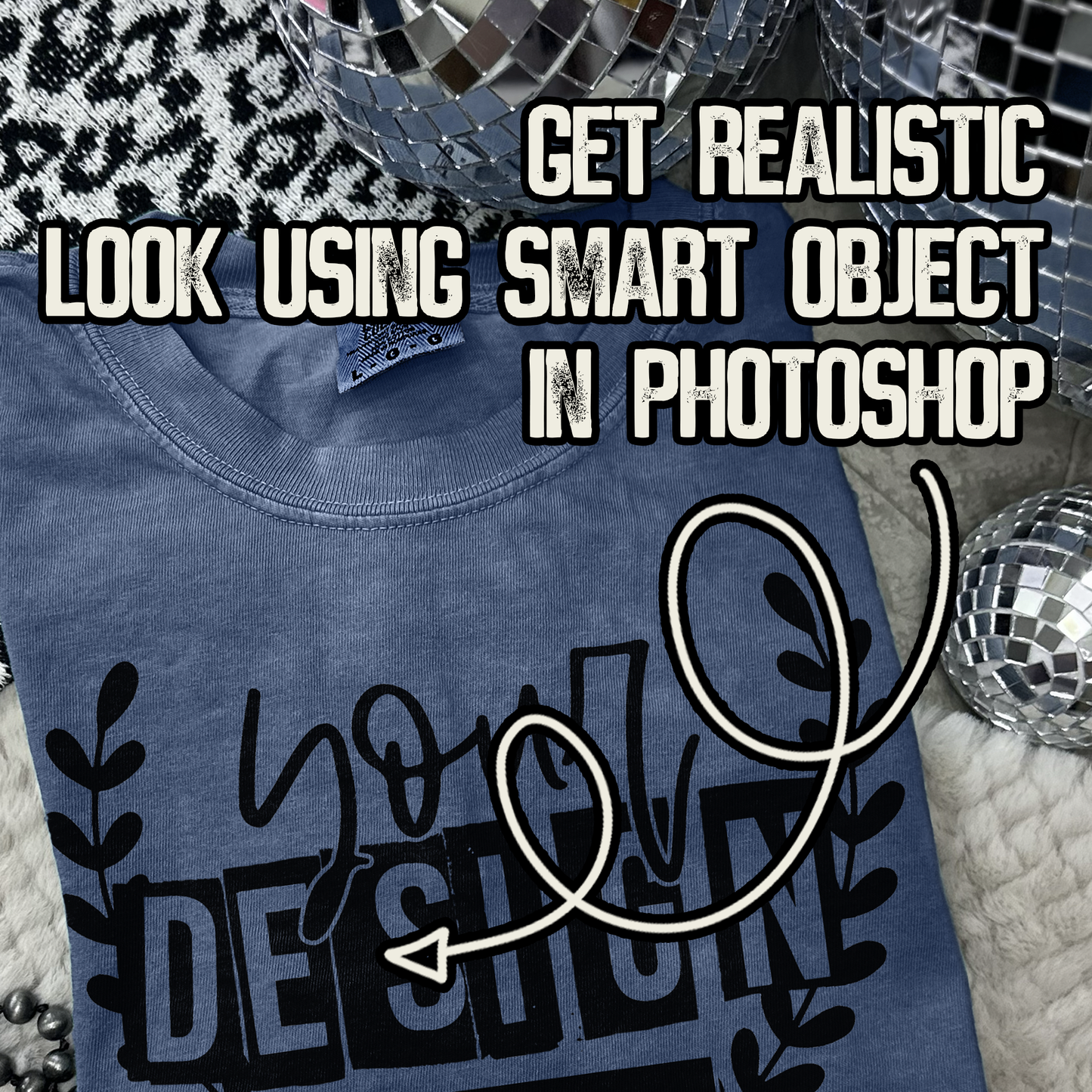 Comfort Colors Navy High Quality PSD File with Smart Object Mock-up