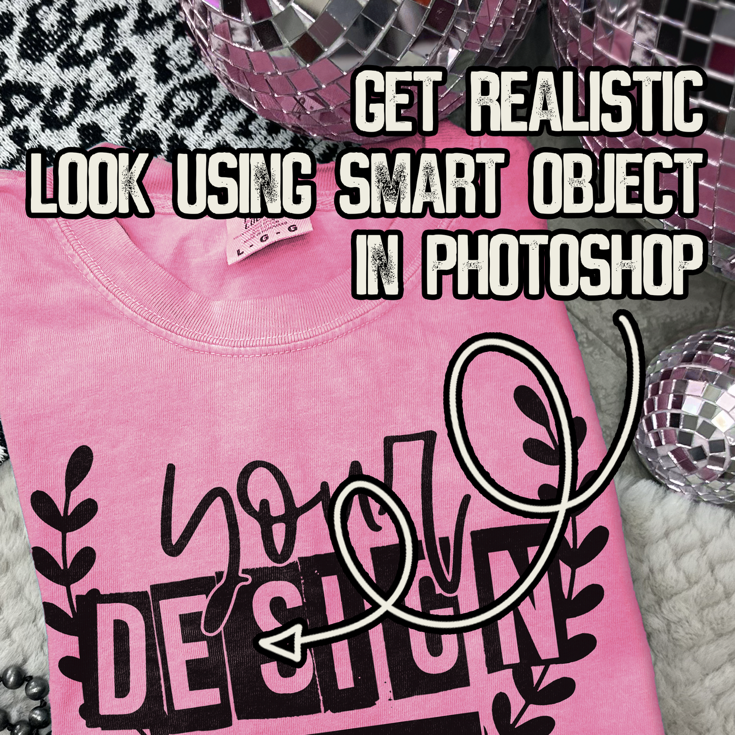 Comfort Colors Neon Pink High Quality PSD File with Smart Object Mock-up