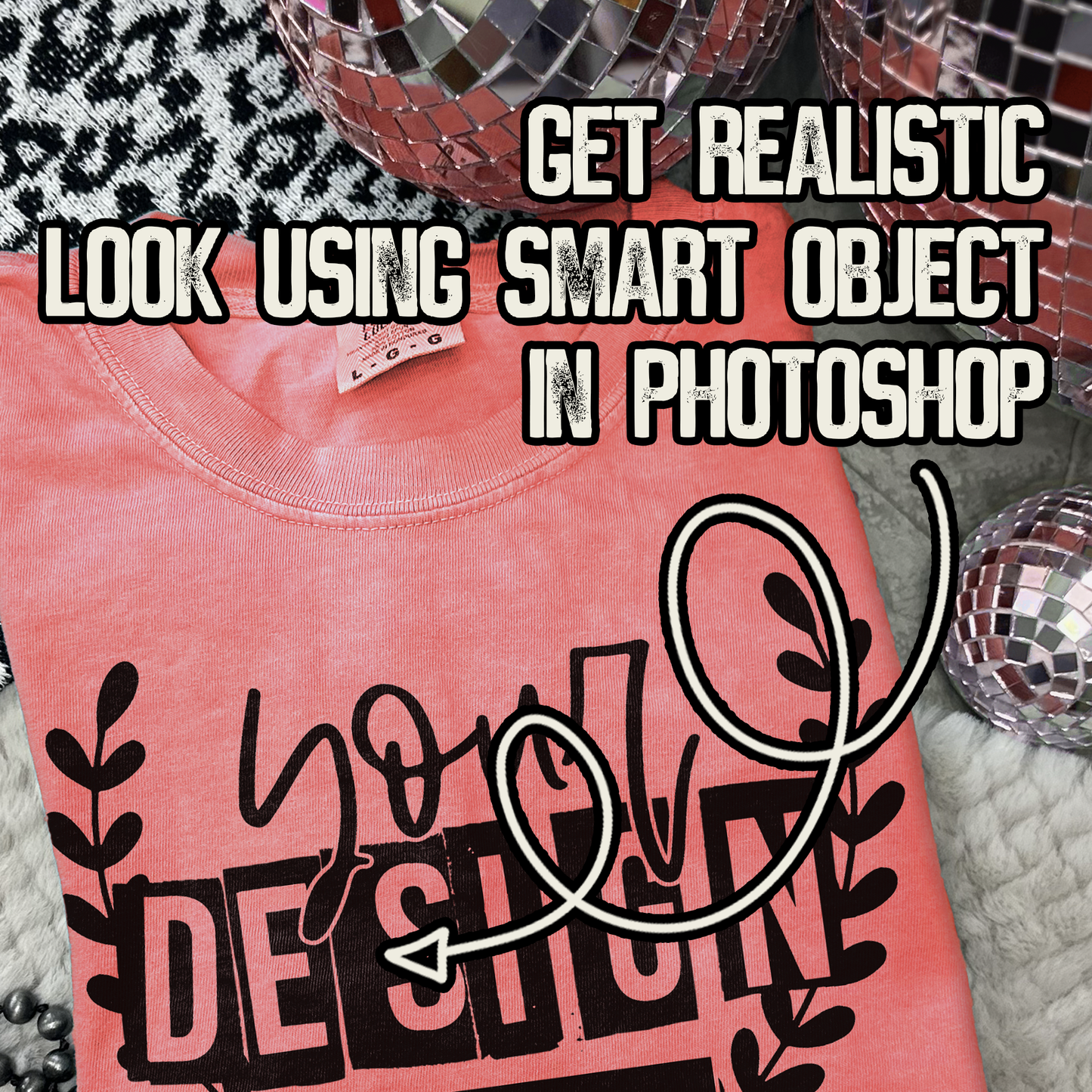 Comfort Colors Neon Red High Quality PSD File with Smart Object Mock-up