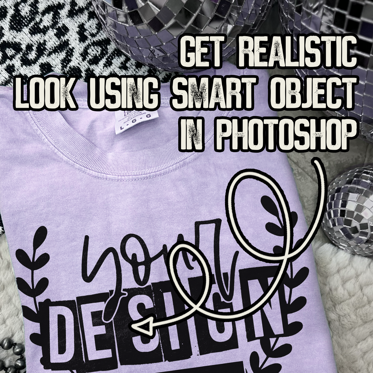 Comfort Colors Orchid High Quality PSD File with Smart Object Mock-up