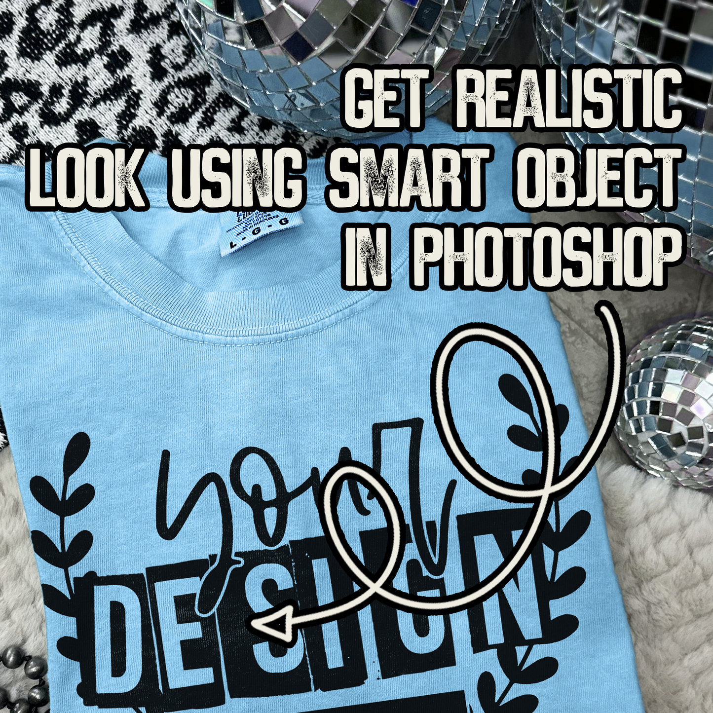 Comfort Colors Sapphire High Quality PSD File with Smart Object Mock-up