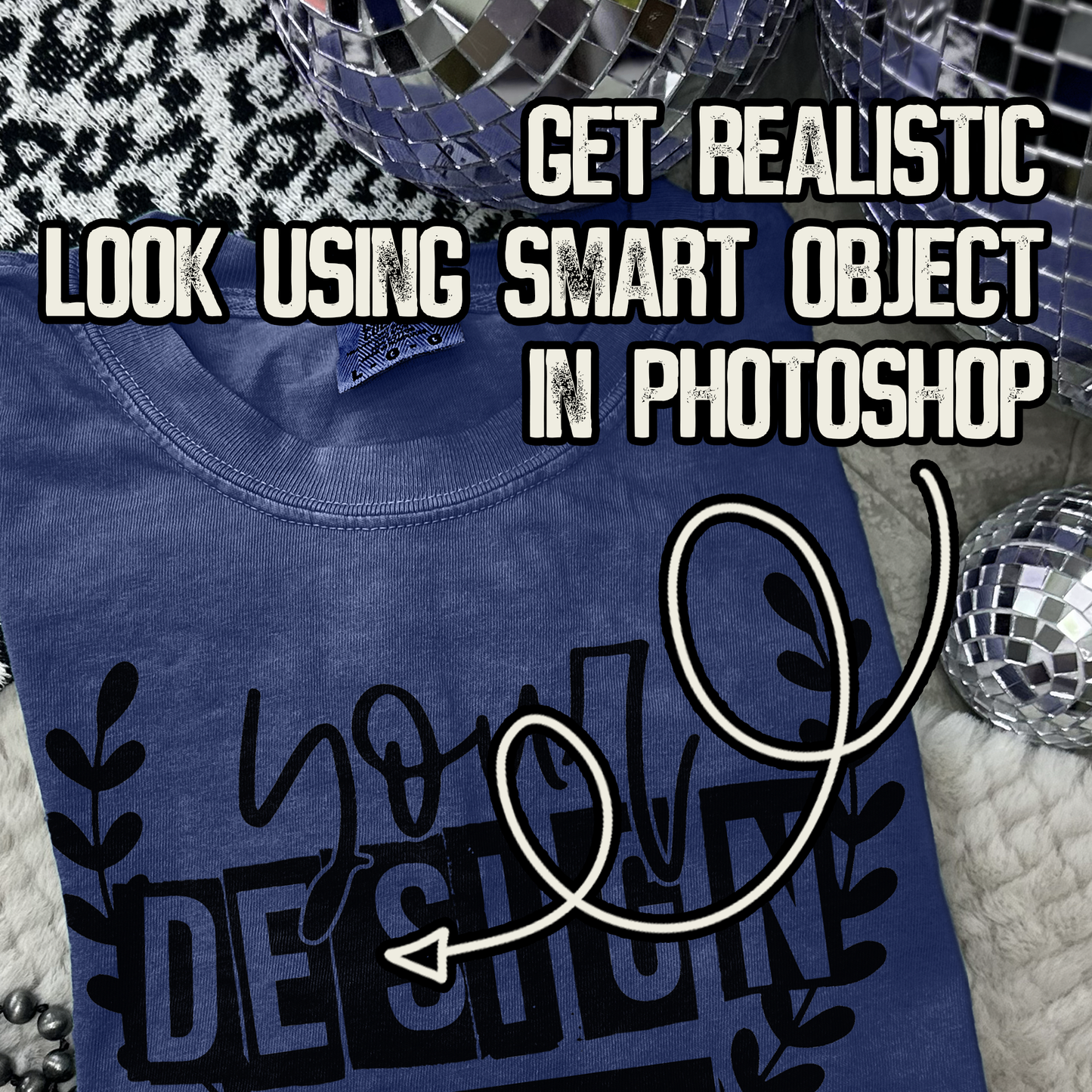 Comfort Colors True Navy High Quality PSD File with Smart Object Mock-up