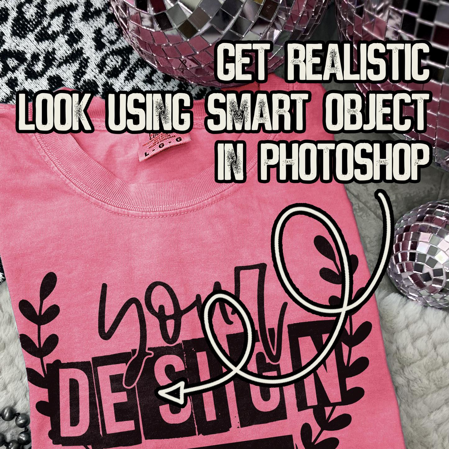 Comfort Colors Watermelon High Quality PSD File with Smart Object Mock-up