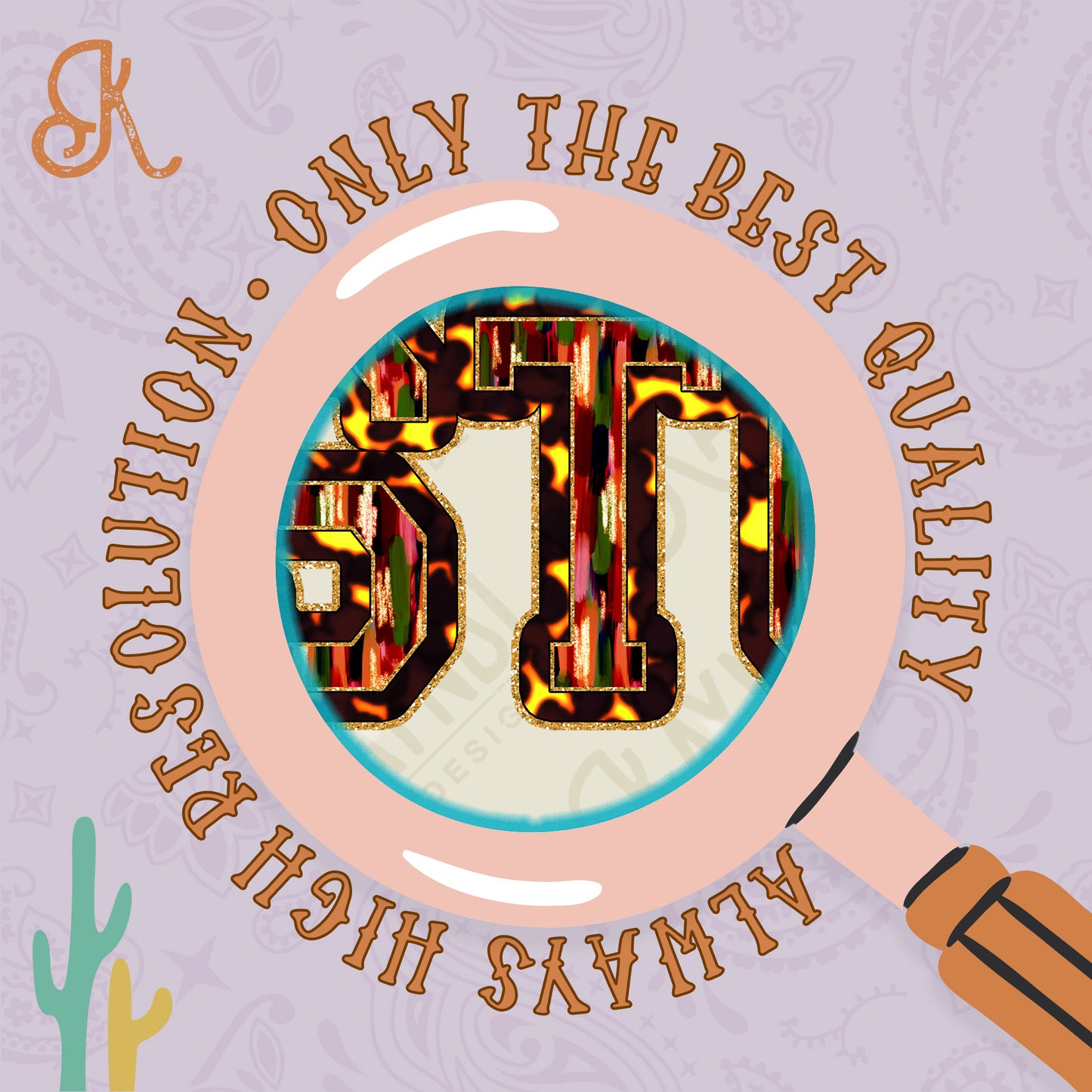 Custom Nickname Team Sports Design Sublimation Design PNG Digital Download Printable Tortoise Shell Gold Glitter Brushstrokes Mascot School Football Teacher Cheerleader Mama Mini