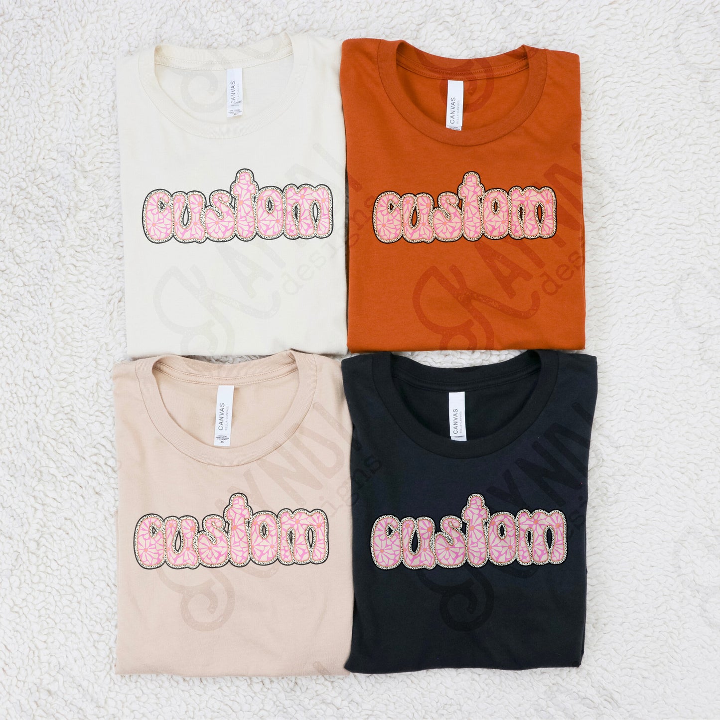 Custom Nickname Team Sports Design Sublimation Design PNG Digital Download Printable Pink Groovy Retro Flower Mascot School Football Teacher Cheerleader Mama Mini