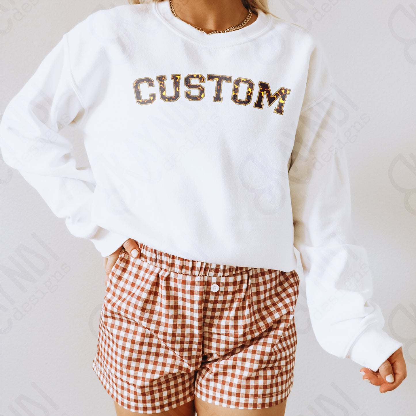 Custom Nickname Team Sports Design Sublimation Design PNG Digital Download Printable Tortoise Shell Gold Glitter Mascot School Football Teacher Cheerleader Mama Mini