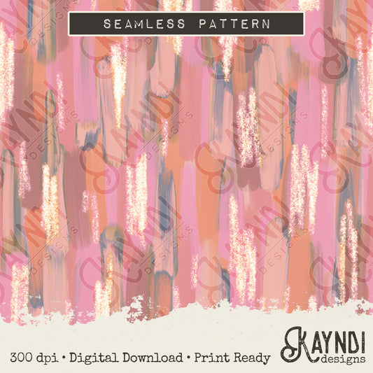 Brushstrokes 5 Seamless Sparkle Pattern Sublimation Design PNG Digital Download Printable Seamless Paper Brush